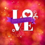Valentines card design for a sweetheart