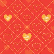 Happy Valentines Day Seamless vector pattern N2