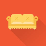 Vector sofa icon
