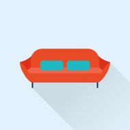Vector sofa icon N2