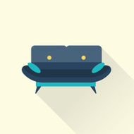 Vector sofa icon N3
