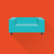 Vector sofa icon N5