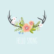 Floral Antlers
