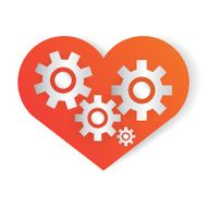 Heart shape and gea