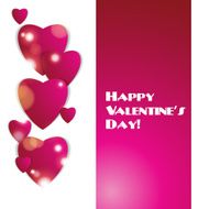 Valentines day Abstract paper hearts Love Valentine background with hearts N121