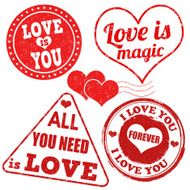 Valentine&#039;s Day stamps set N5