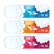 Three bright banner