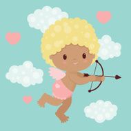 Valentine&#039;s Day cupid with bow and arrow N2