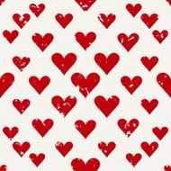 old hearts seamless pattern background for valentines day or wedding
