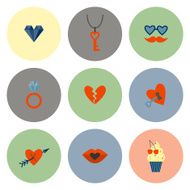 Happy Valentines Day Icons N585