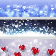 Valentine Holiday Banners N3
