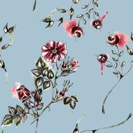 Seamless Floral Pattern N1435