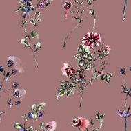 Seamless Floral Pattern N1436