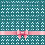 Cute background with pink ribbon N3