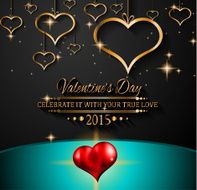 Valentines Day background for dinner invitations N4