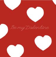 Valentines day card with heart N12
