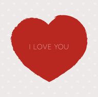 Valentines day card with heart N13