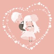 Bride and groom N39