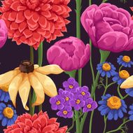 floral seamless pattern N629