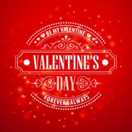 Typography Valentine&#039;s Day cards on bokeh background N8