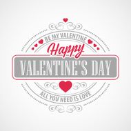 Typography Valentine's Day cards N2