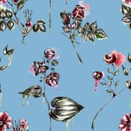 Seamless Floral Pattern N1438