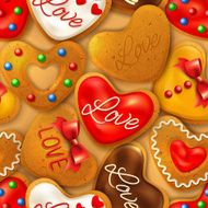 Happy Valentine&#039;s day seamless background
