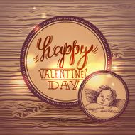 Happy Valentine&#039;s Day hand lettering N3