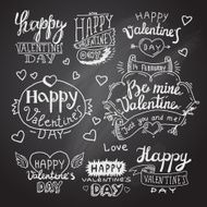 Happy Valentine&#039;s Day hand lettering N4