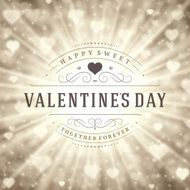 Happy Valentine&#039;s day Vector Background N7