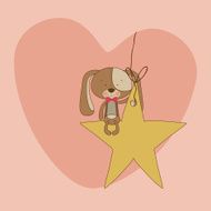 Love Design Over Pink Background Vector Illustration N7