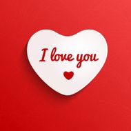 Valentines Day heart vector icon