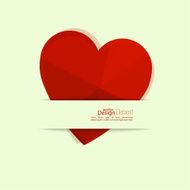 Abstract background with heart N8