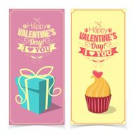 Saint Valentine Day banners N4