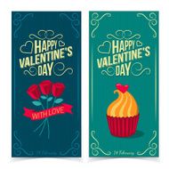 Saint Valentine Day banners N5