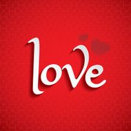 LOVE font type N3