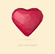 Low Poly 3D Heart
