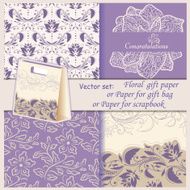 Wallpaper Valentine&#039;s Day gift paper or for scrapbook N6