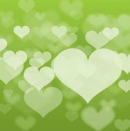Abstract heart background in vector format N9