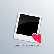 Valentine Day Card with Heart Vector Illustration N8