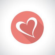 Heart icon with shadow N4
