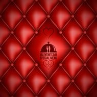 valentines day menu design background