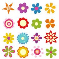 colorful spring flowers