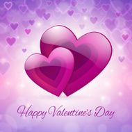 Valentine&#039;s Day bright heart poster N2