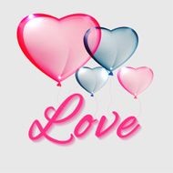 04 Hearts balloons and letters