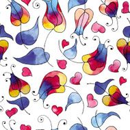 Tulips and hearts