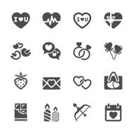 love and valentine icon set 2 vector eps10 N2