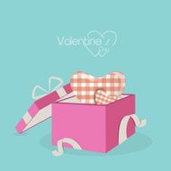 Happy Valentine&#039;s Day celebrations with gift box N2
