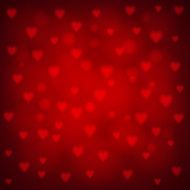 Red background with shiny hearts N2