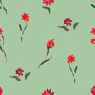 Seamless pattern with flowers N82